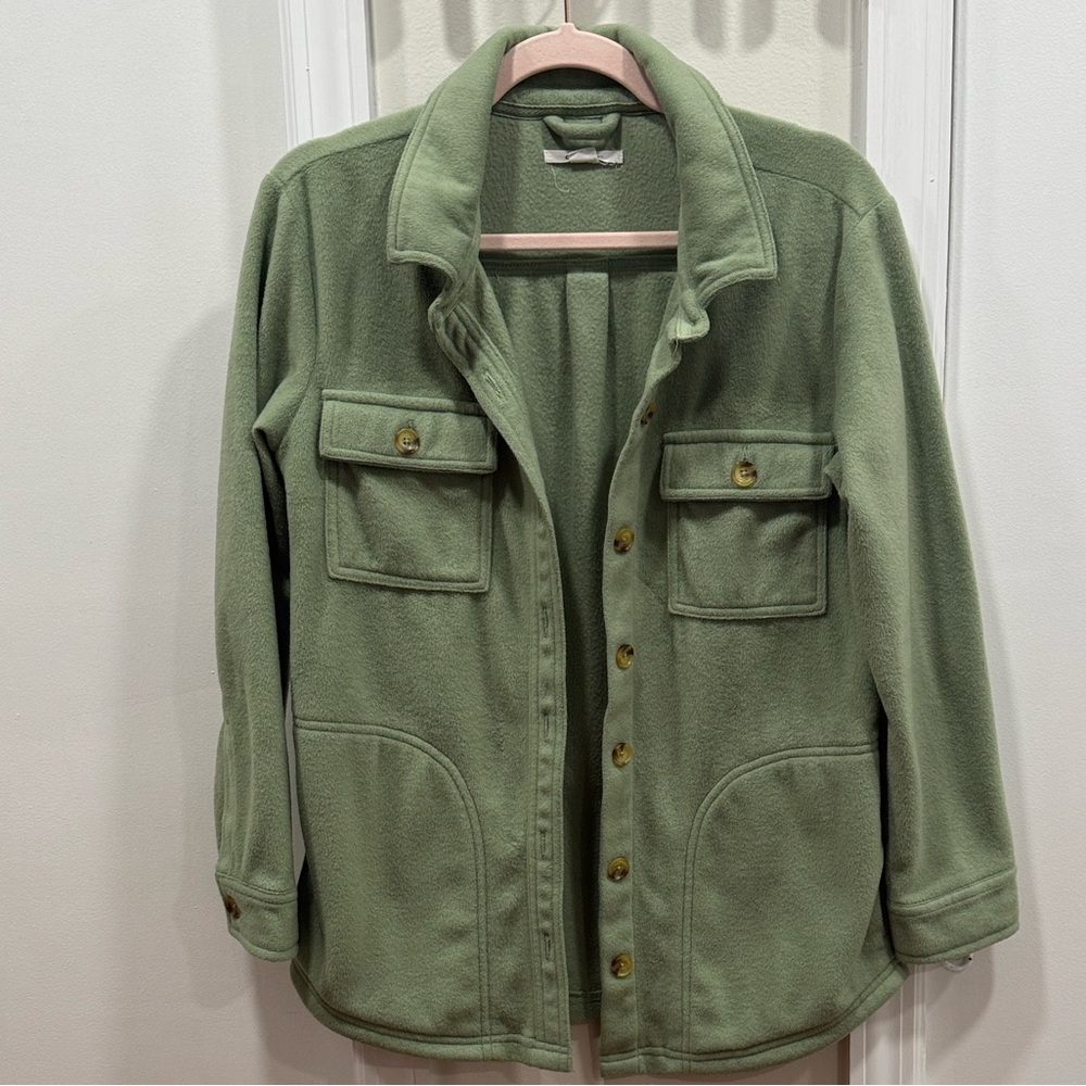 O'Neill Light Green Fleece Shacket